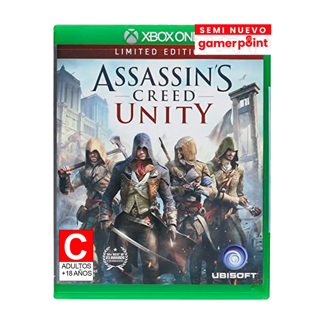 Assassins Creed Unity Xbox One Usado
