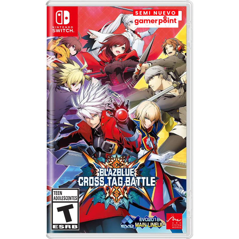 Blazblue Cross Tag Battle Nintendo Switch Usado