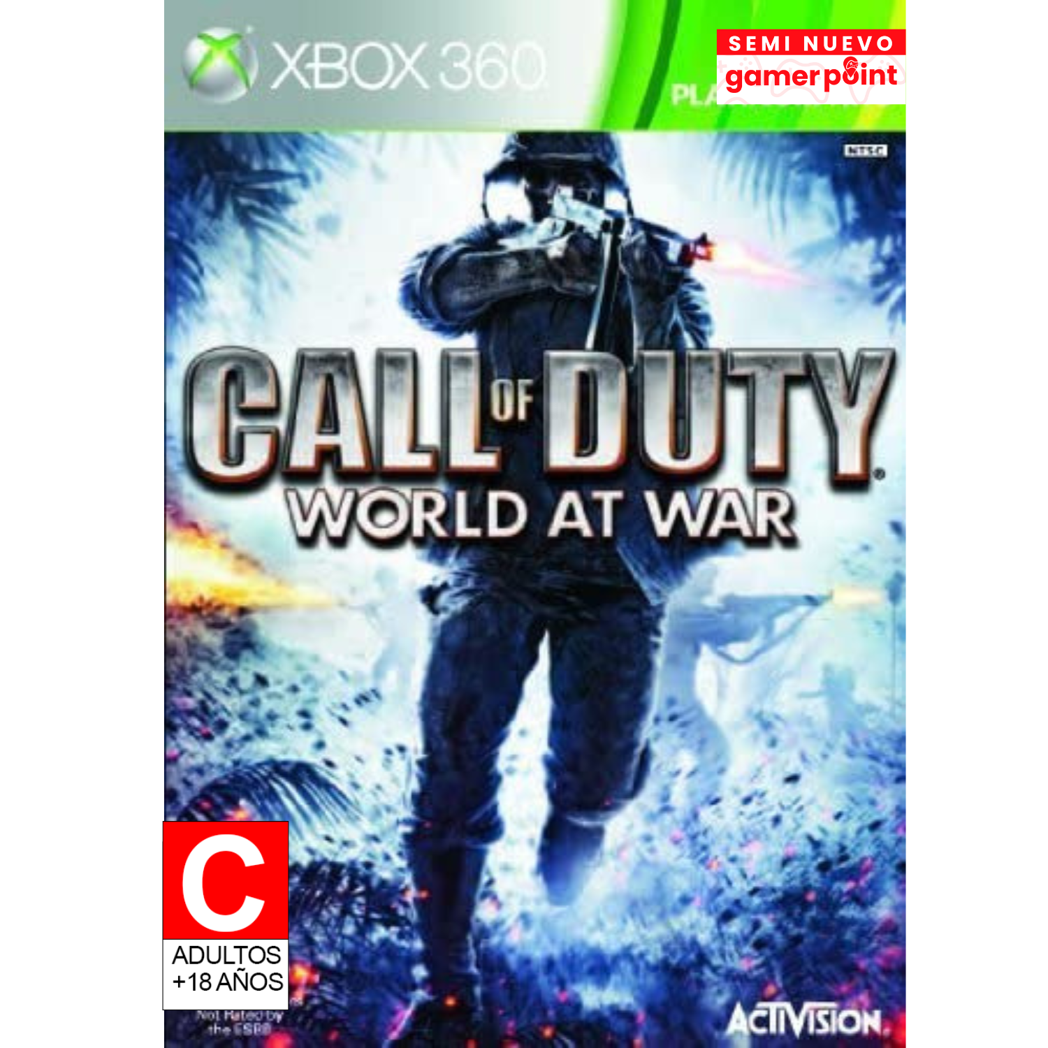 Call Of Duty World At War Xbox 360 Usado