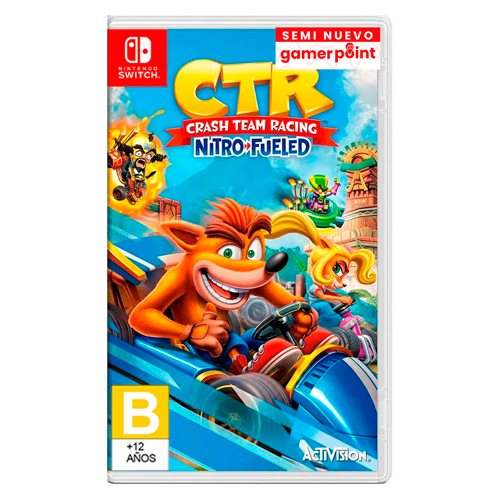 Crash Team Racing Nitro Fueled Nintendo Switch Usado