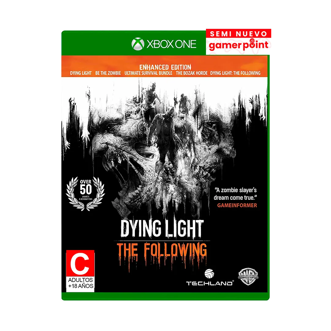 Dying Light The Following Xbox One Usado