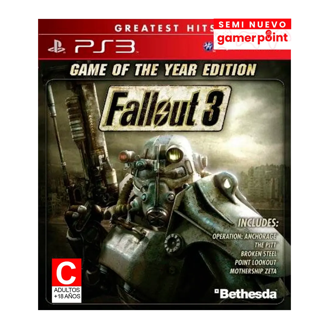 Fallout 3 GOTY Ps3 Usado