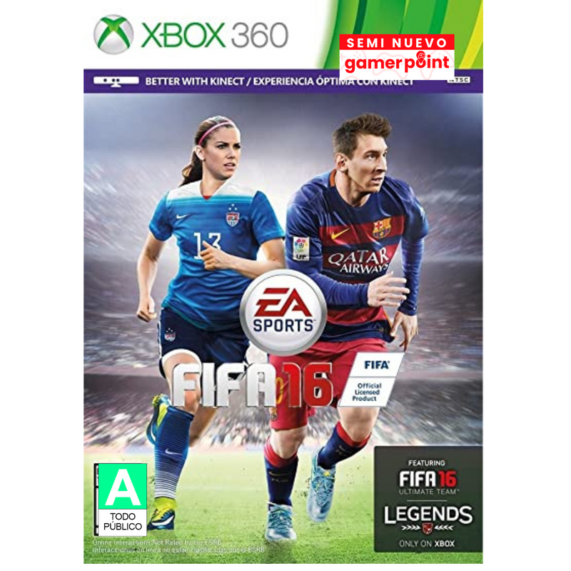 Fifa 16 Xbox 360 Usado