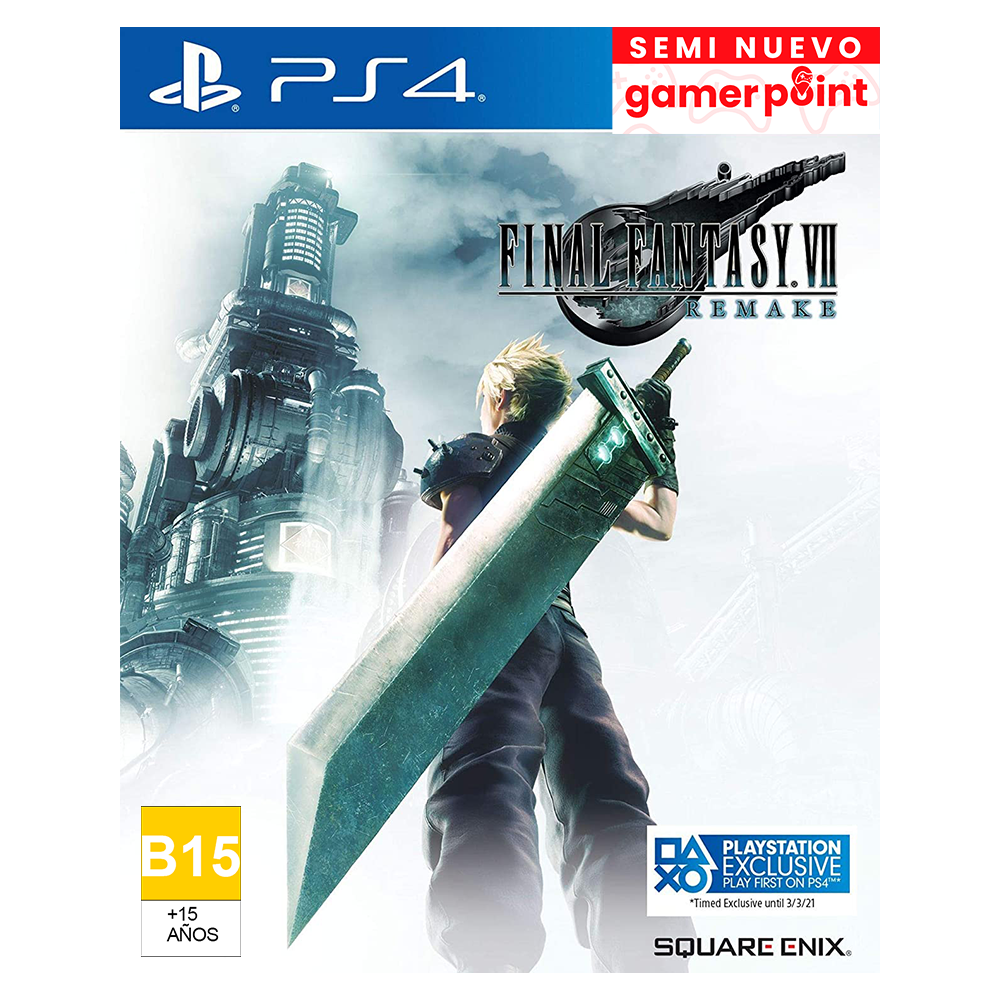 Final Fantasy VII Remake Ps4 Usado