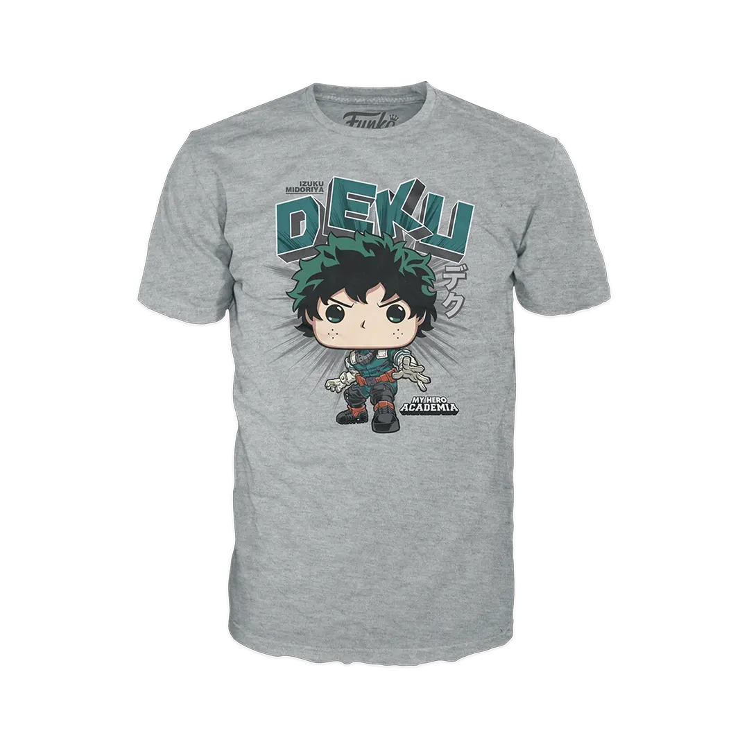 Funko Boxed Tee: My Hero Academia - Deku Playera Mediana