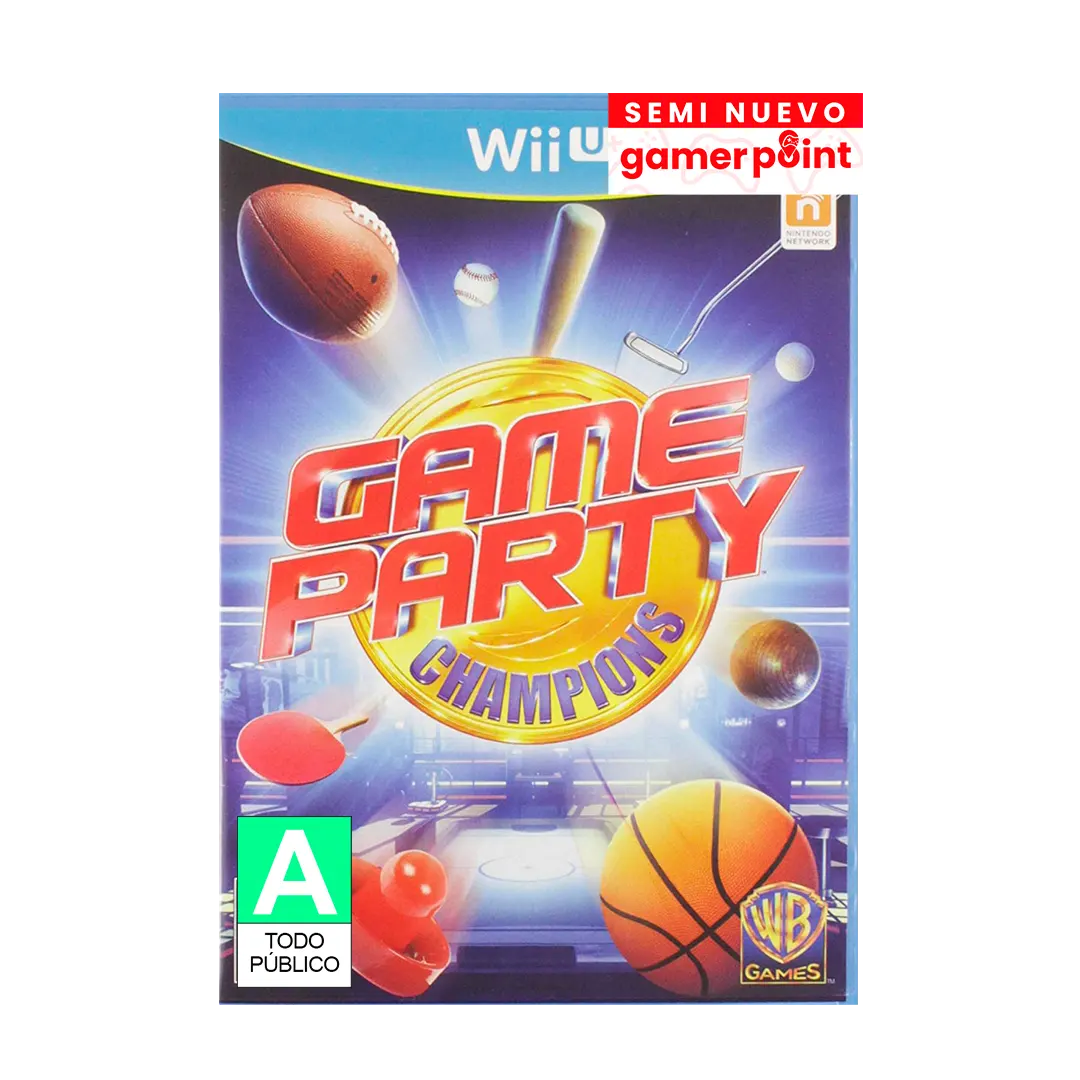 Game Party Champions Wii U Usado