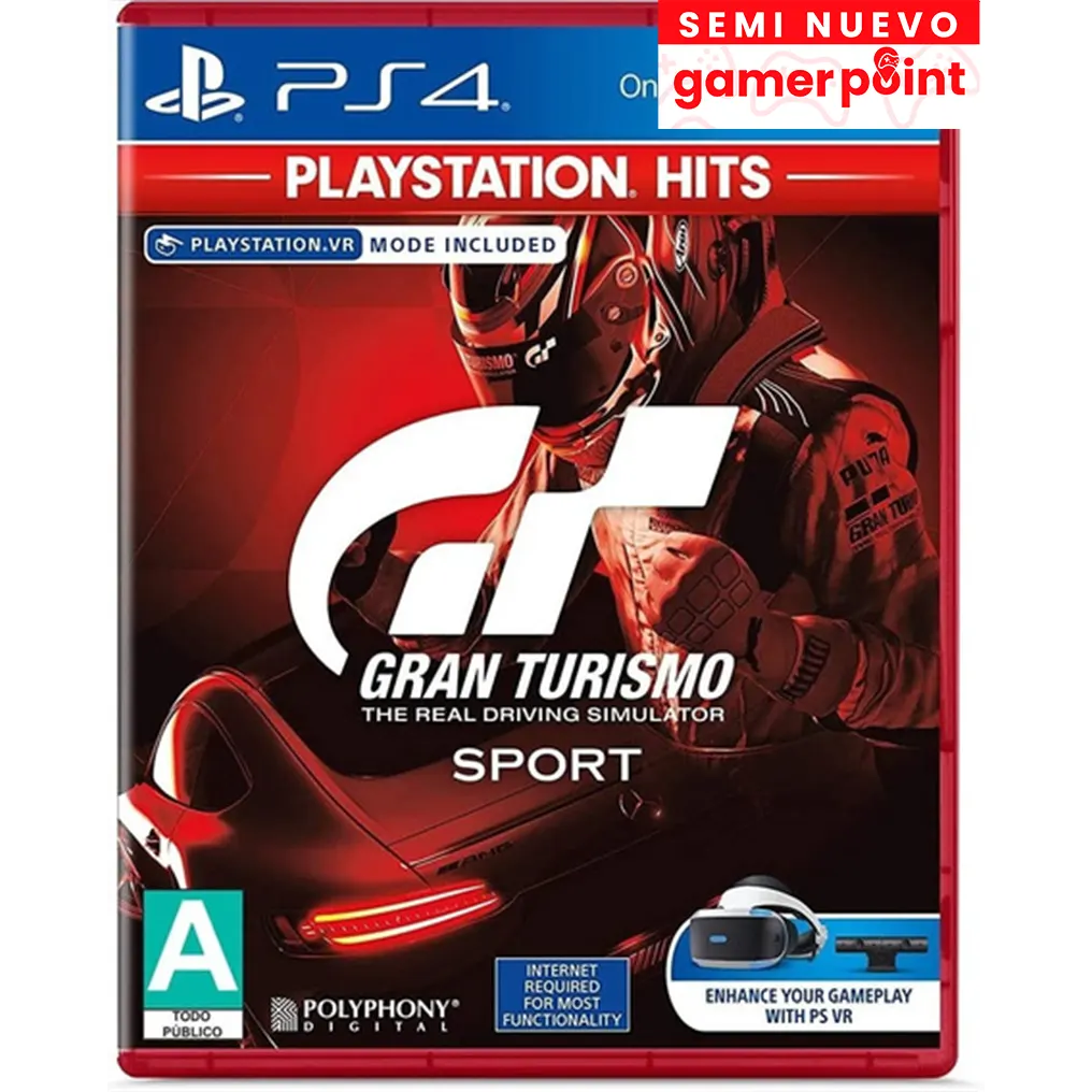 Gran Turismo Sport PS4 Usado