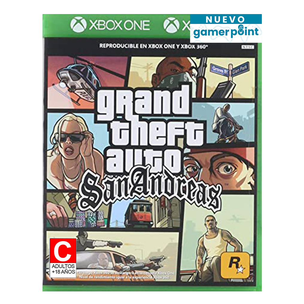 Grand Theft Auto San Andreas Xbox 360/ Xbox One