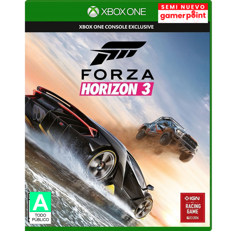 Forza Horizon 3 Xbox One Usado