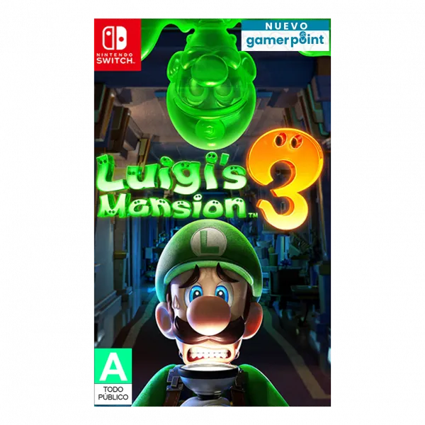 Luigi's Mansion 3 Nintendo Switch + Thumb Grips de Regalo