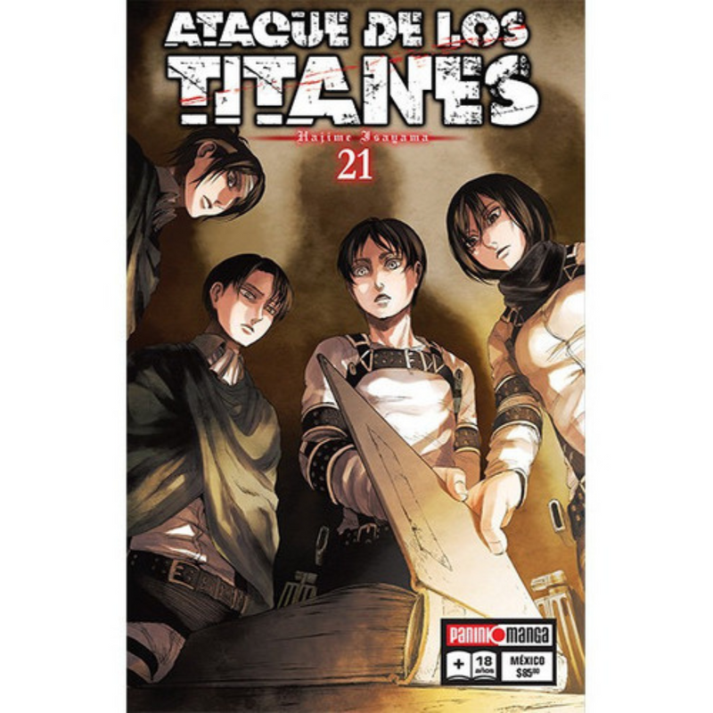Manga Ataque De Los Titanes No. 21