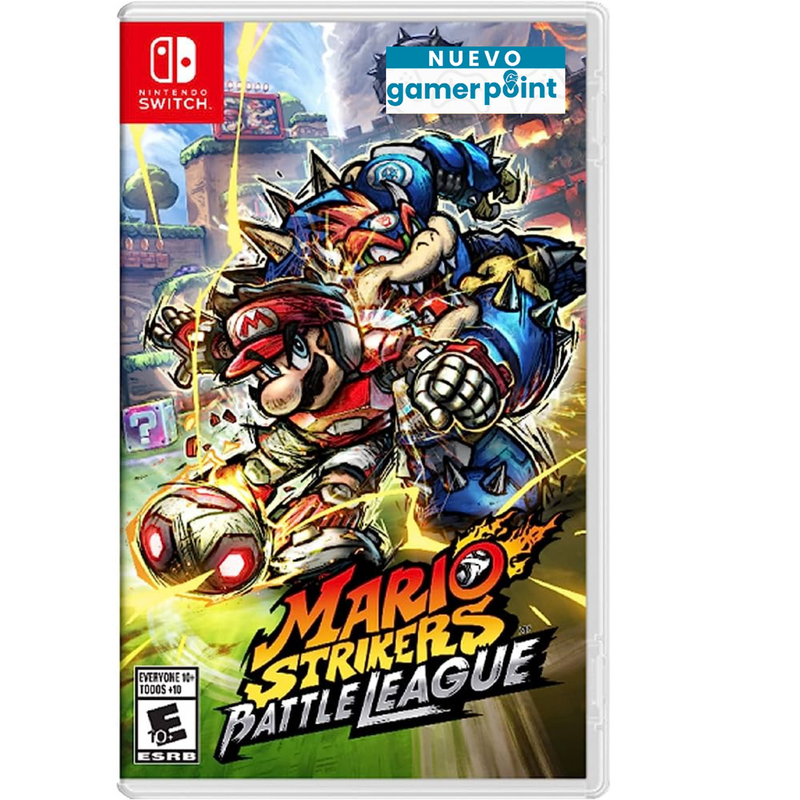 Mario Strikers Battle League Nintendo Switch + Thumb Grips de Regalo