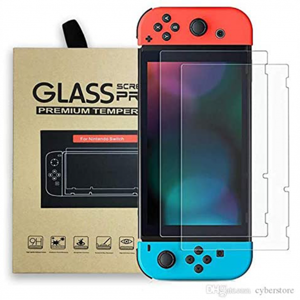Mica Cristal Templado Para Nintendo Switch Doble