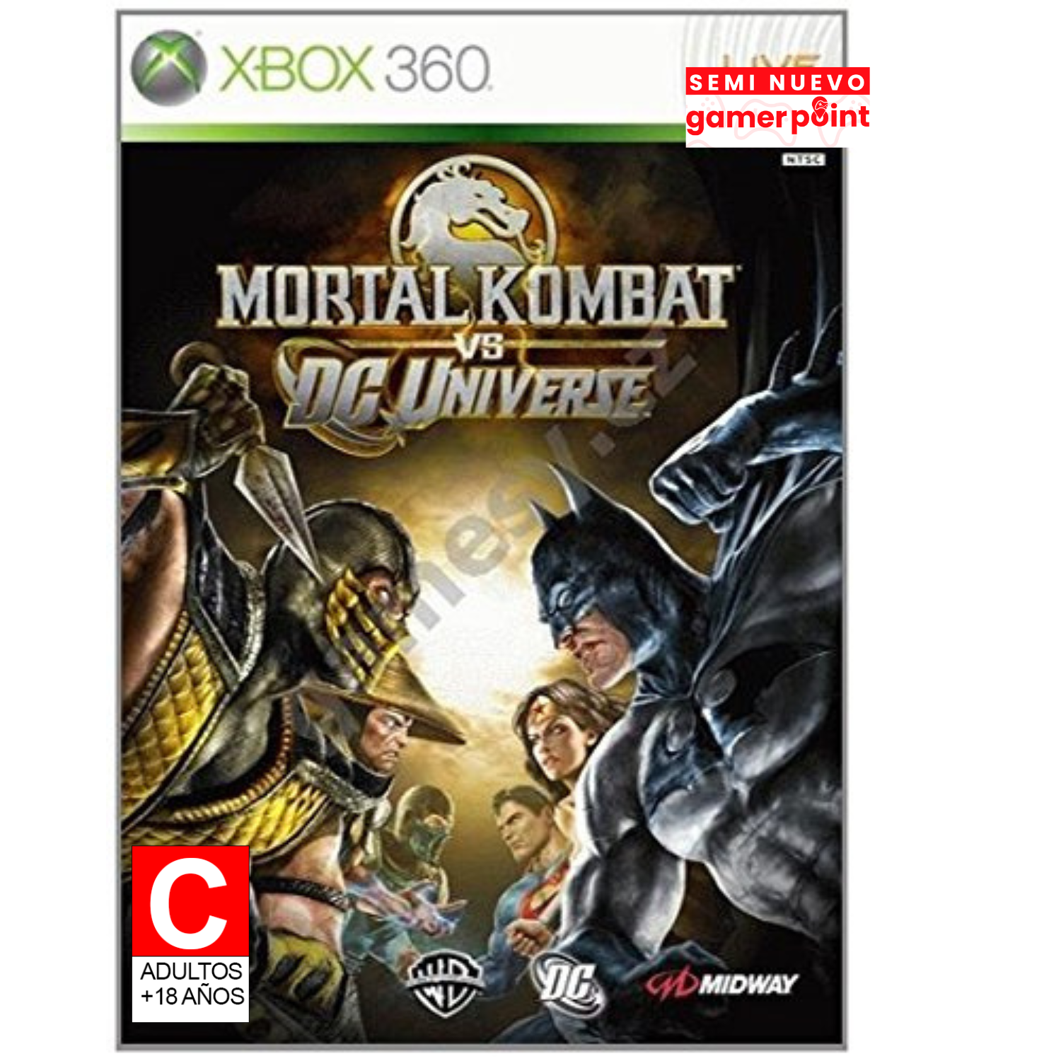 Mortal Kombat Vs Dc Universe Xbox 360 Usado