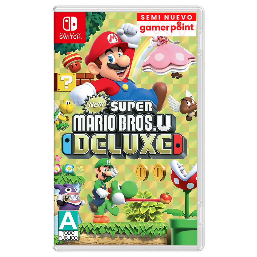 New Super Mario Bros.U Deluxe Nintendo Switch Usado (Solo cartucho)