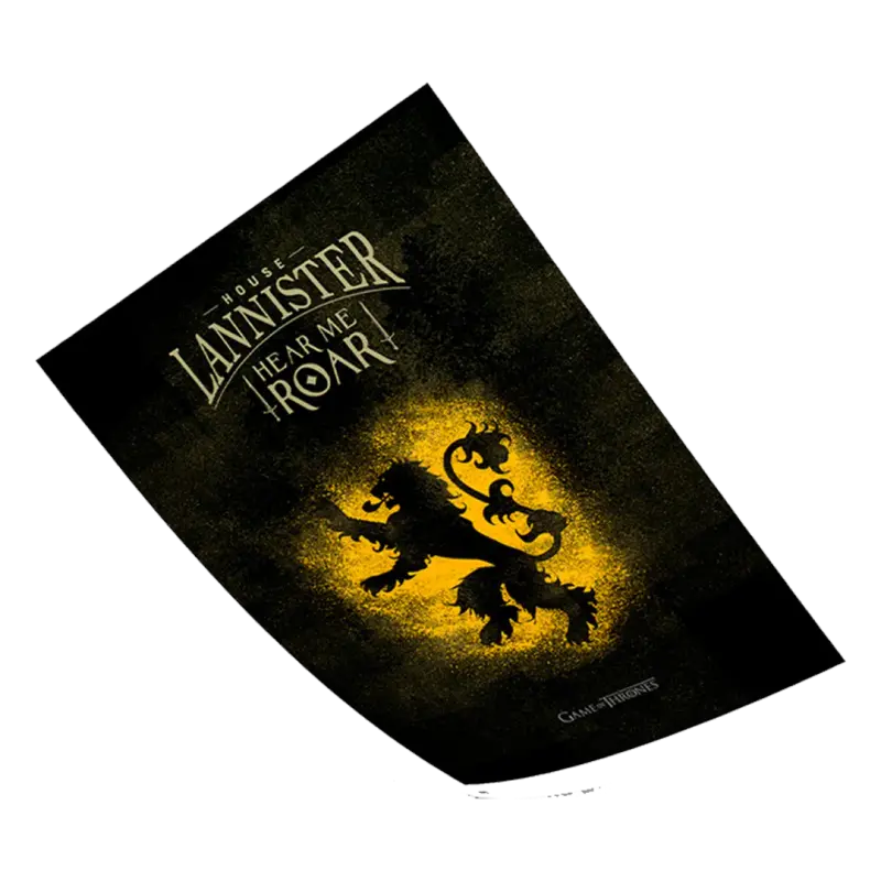 Poster Exclusivo (Piezas Limitadas) Game Of Thrones - Lannister