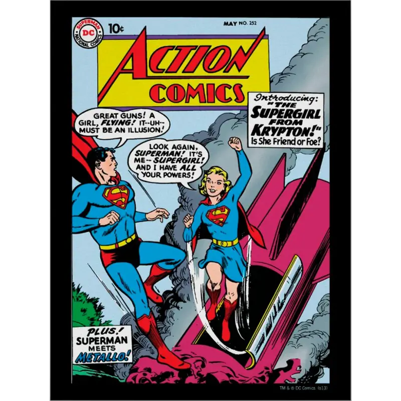 Poster Exclusivo (Piezas Limitadas) Portada De Super Man Action Comics Nº252