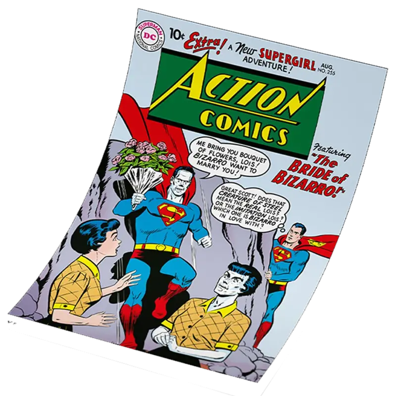 Poster Exclusivo (Piezas Limitadas) Portada De Super Man Action Comics Nº255