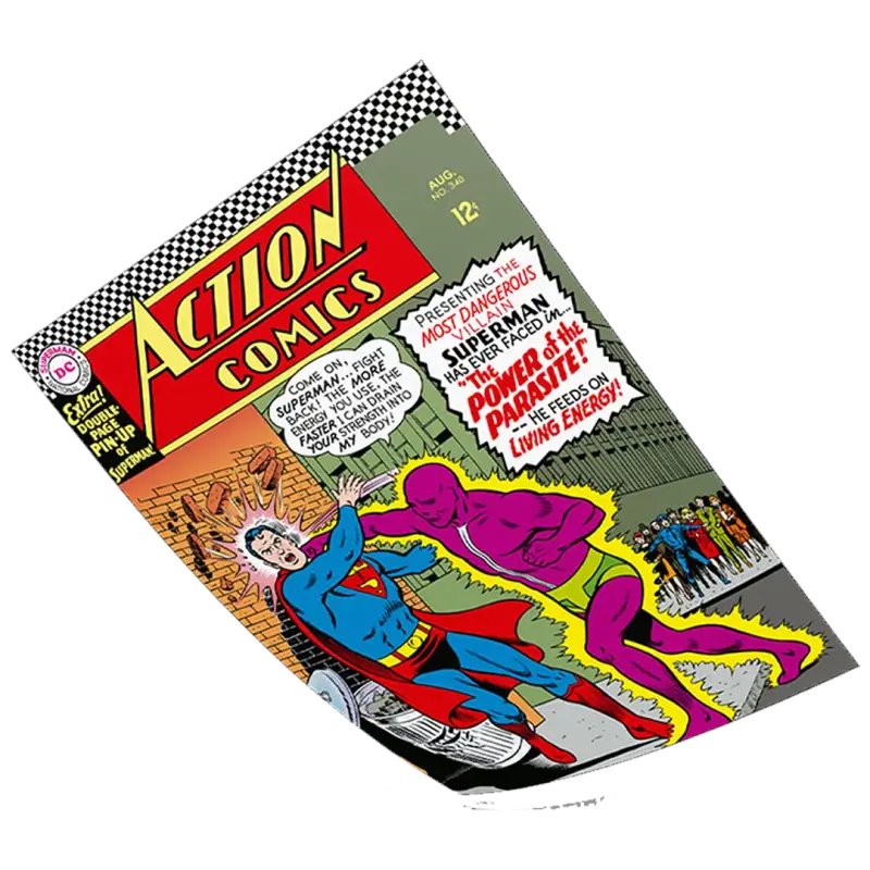 Poster Exclusivo (Piezas Limitadas) Portada De Super Man Action Comics Nº340