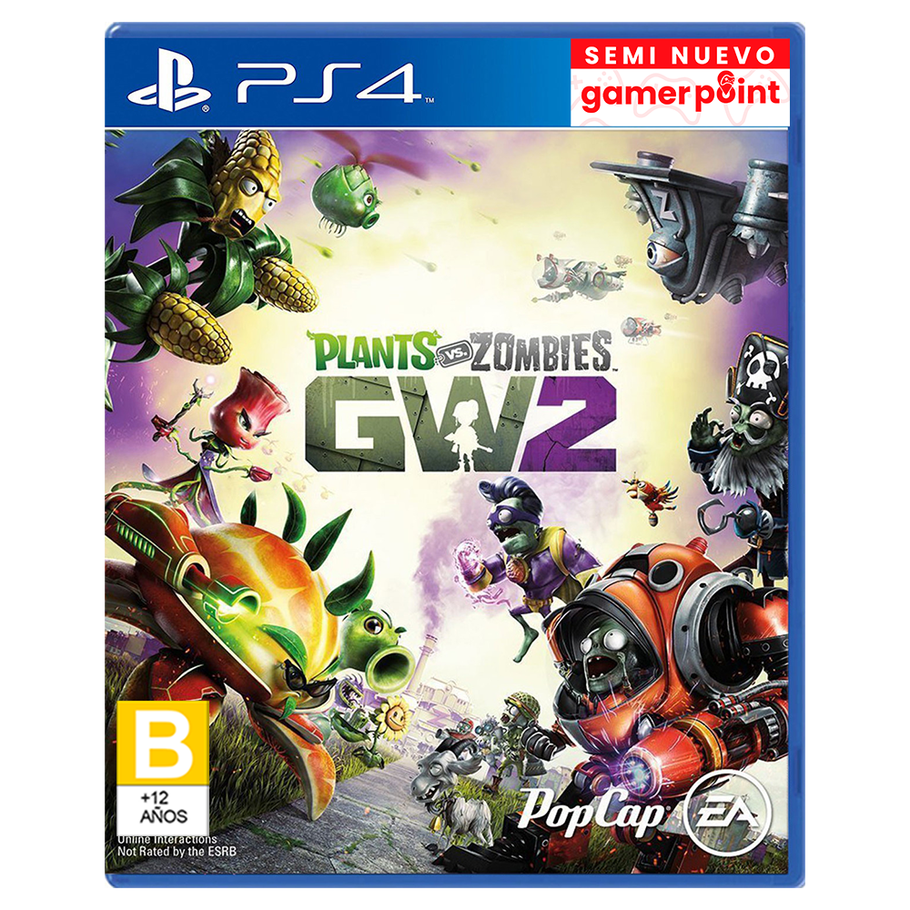 Plants Vs Zombies GW2 Ps4 Usado