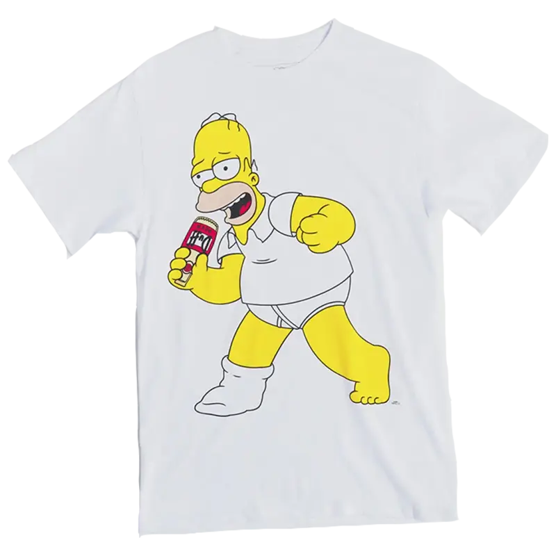 Playera The Simpsons: Homero- Sin Calcetín M