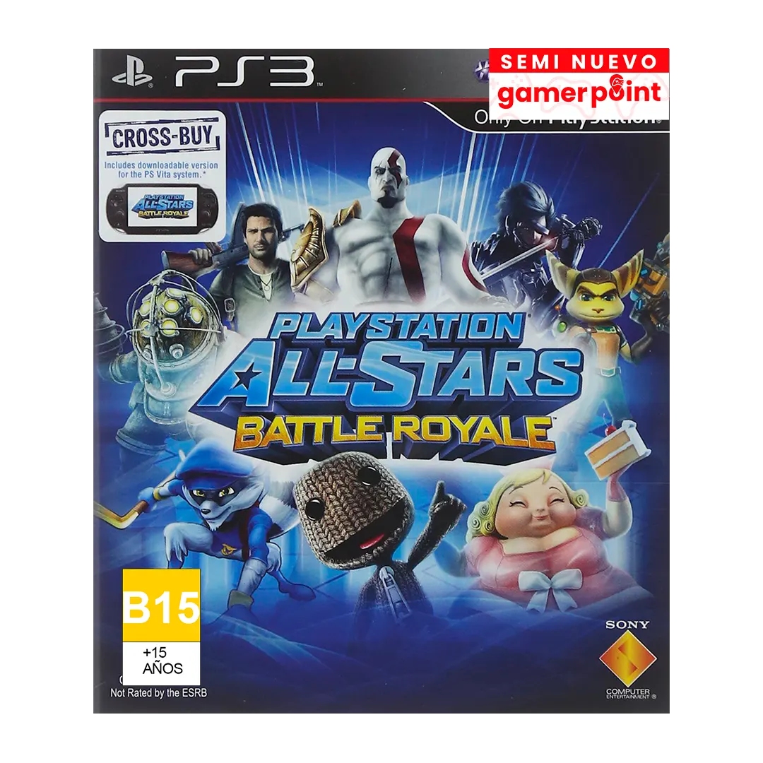 Playstation All Stars Battle Royale Ps3 Usado