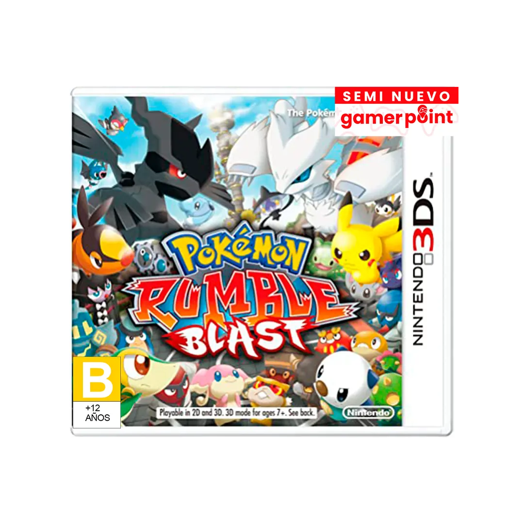 Pokemon Rumble Blast 3Ds Usado