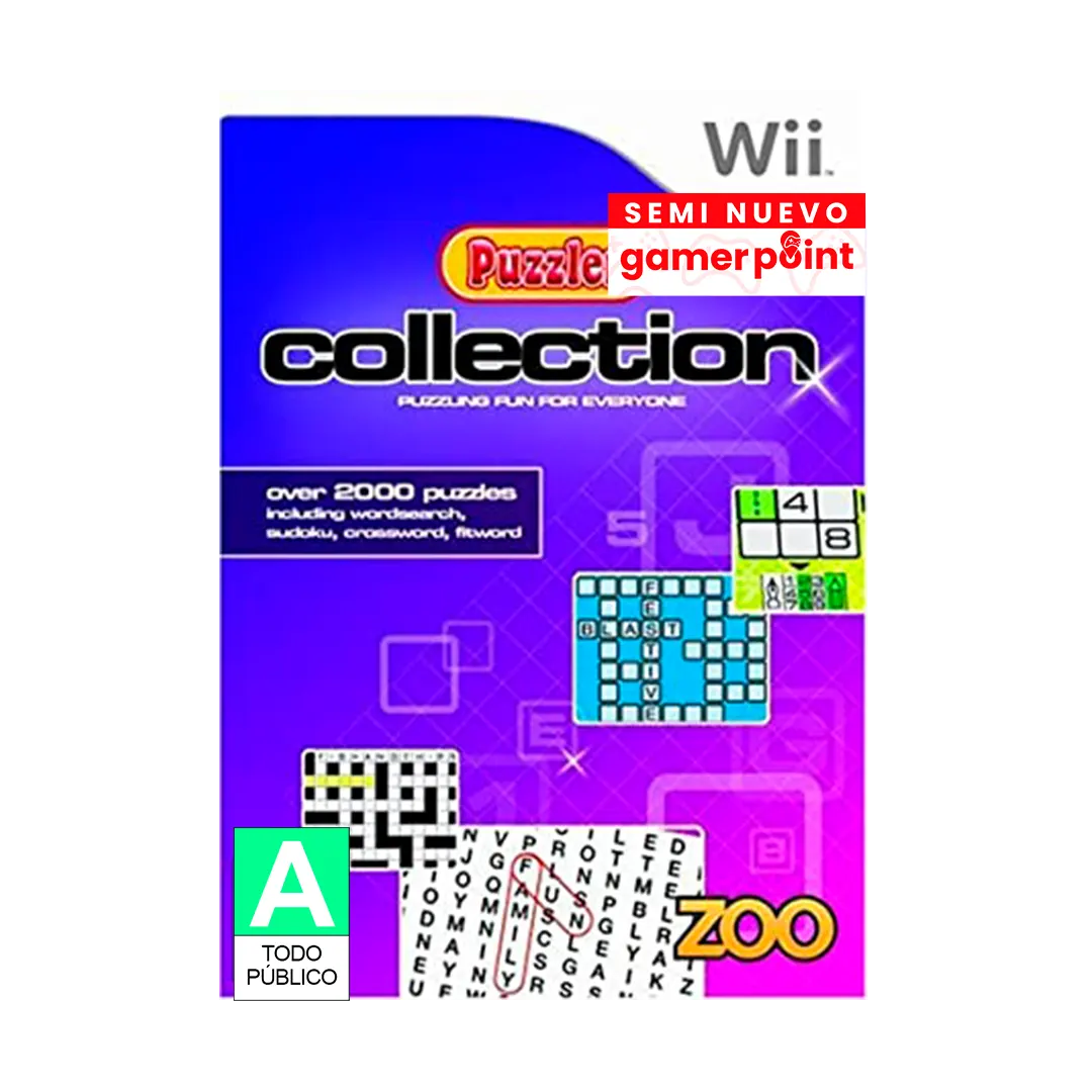 Puzzler Collection Wii Usado