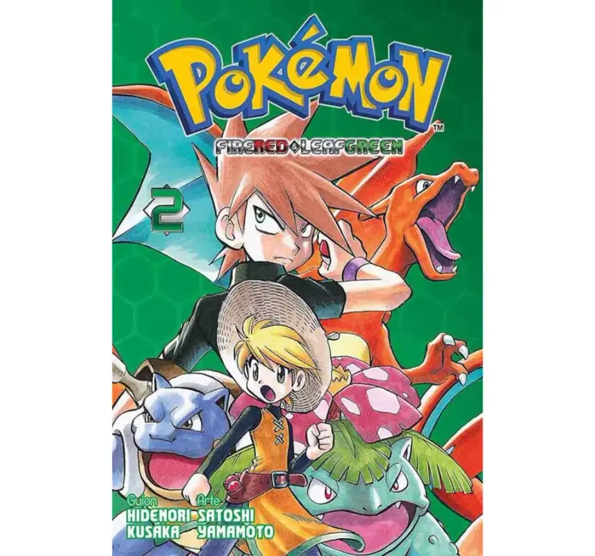 Manga Pokemon Fire Red Green Leaf N.2