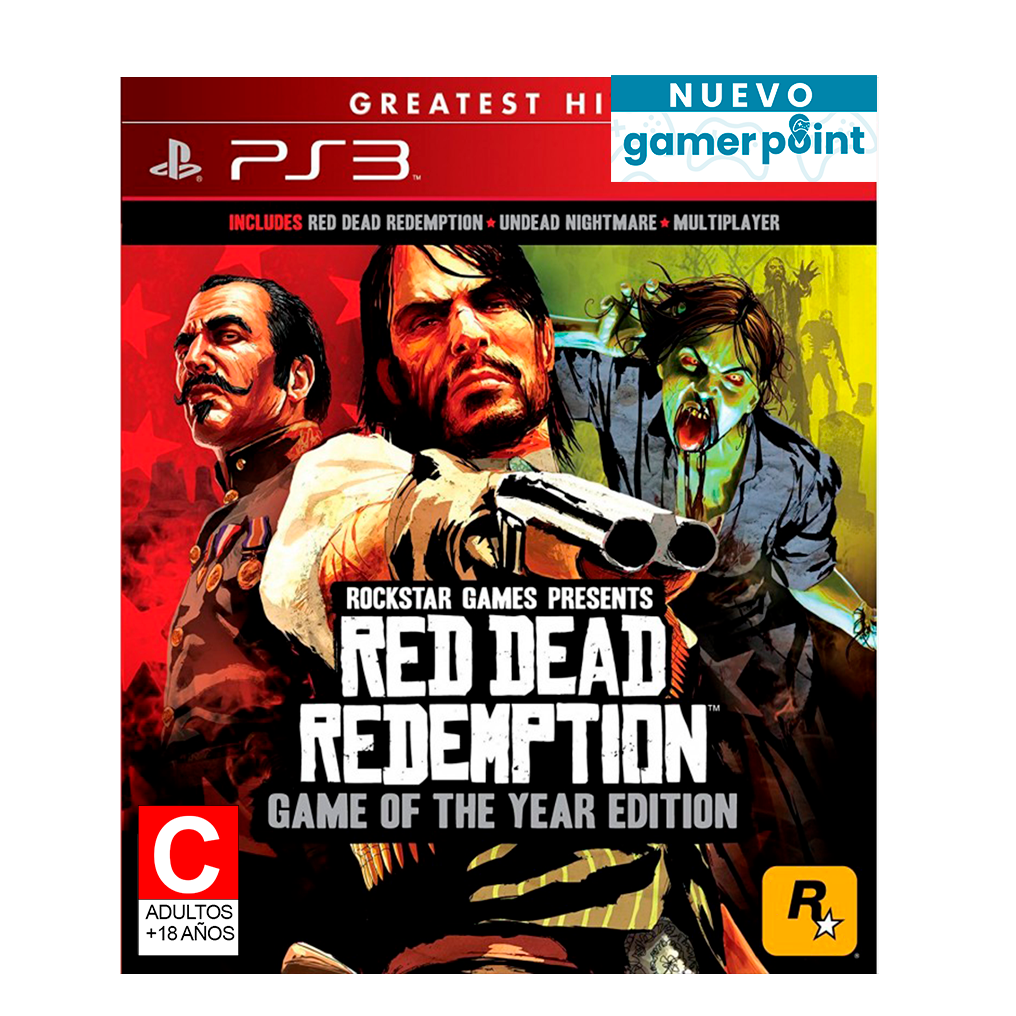 Red Dead Redemption Game Of The Year Ps3