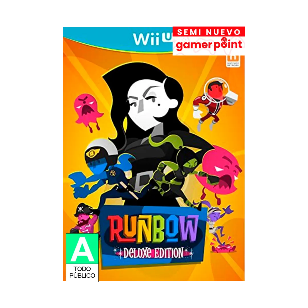 Runbow Deluxe Edition Wii U Usado