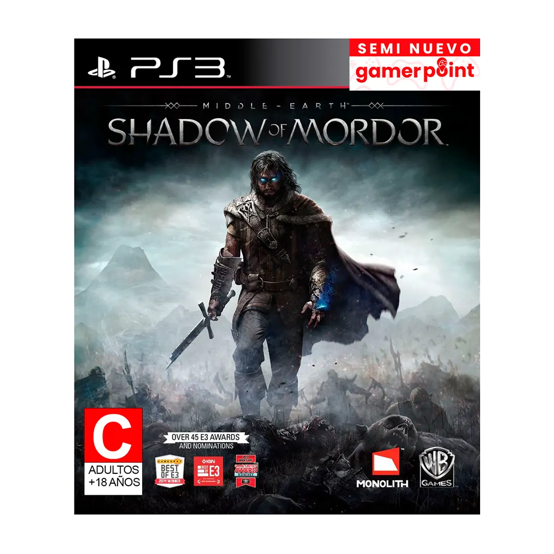 Shadow Of Mordor Ps3  Usado