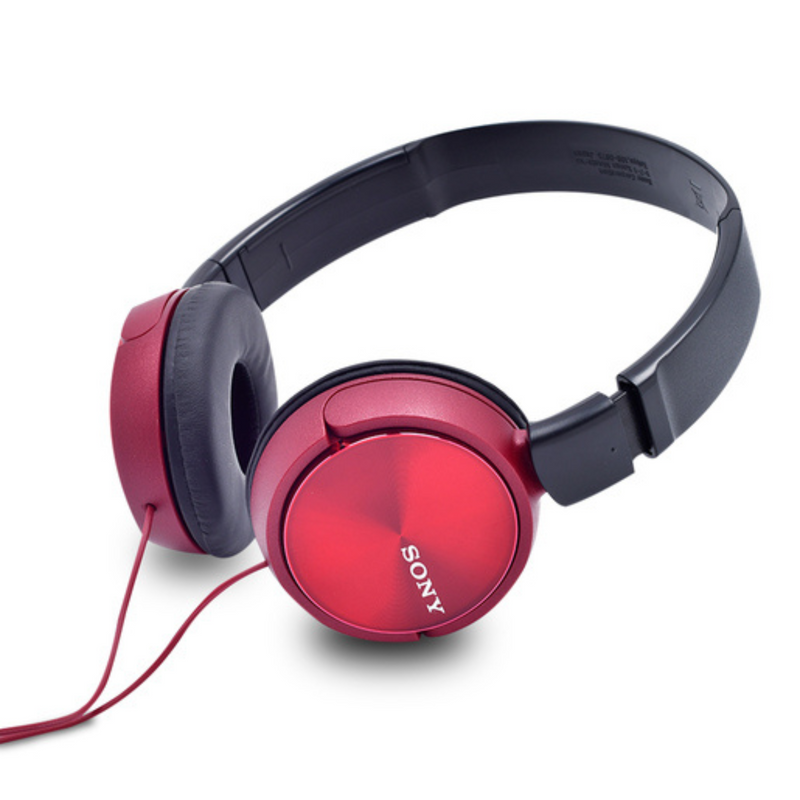 Sony Audifonos Diadema Alambricos Rojos MDRZX310APRZUC
