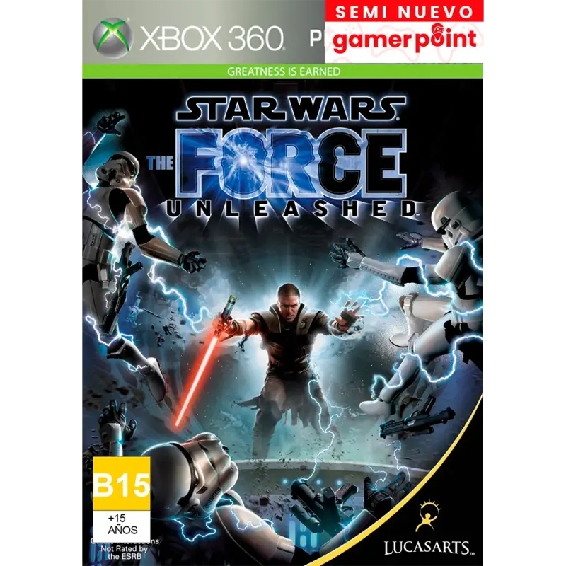 Star Wars The Force Unleashed Xbox 360 Usado