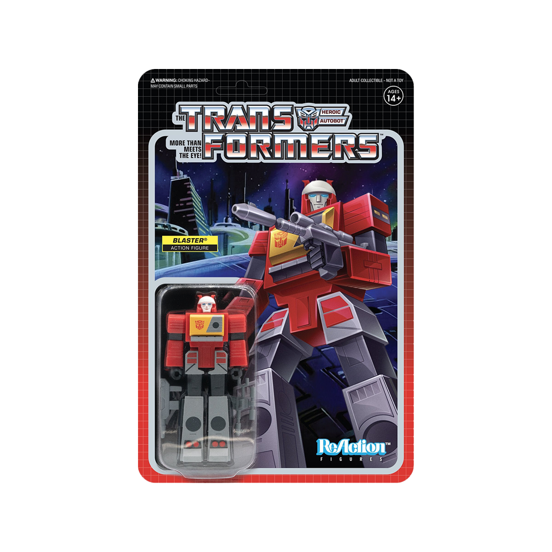 Super 7 Reaction: Transformers - Blaster
