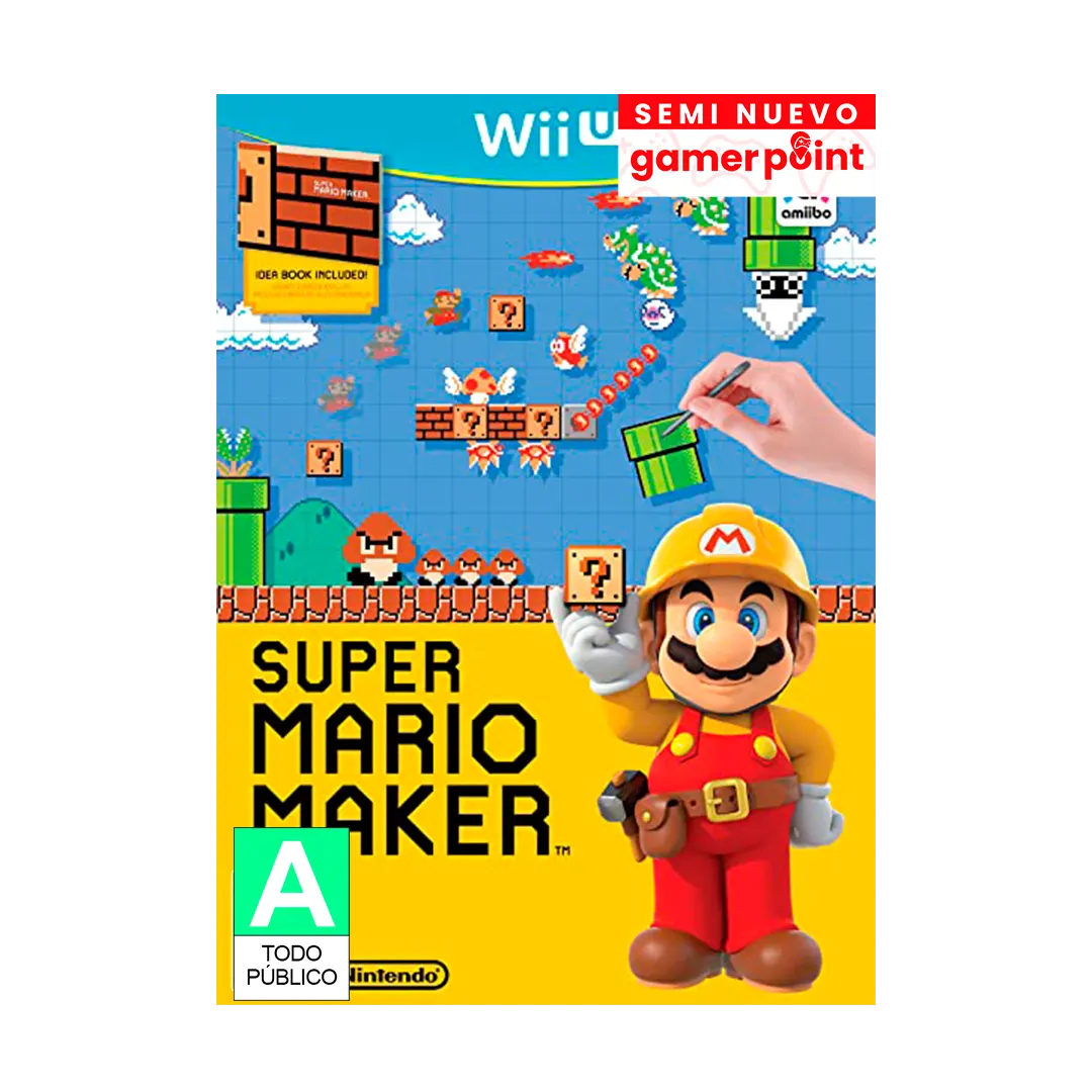 Super Mario Maker Wii U Usado