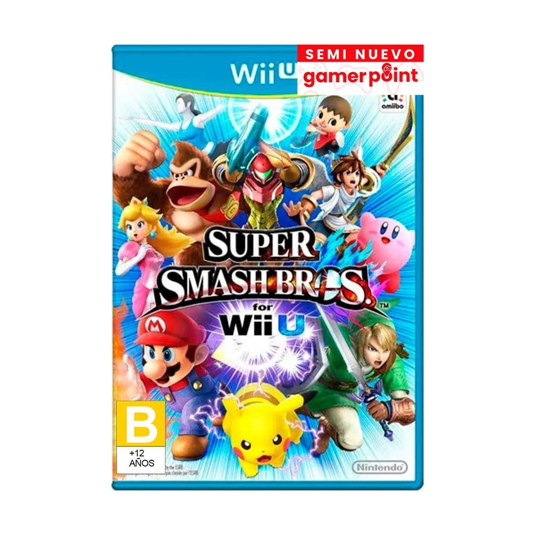 Super Smash Bros Wii U Usado