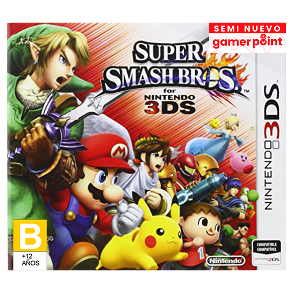 Super Smash Bros 3Ds Usado