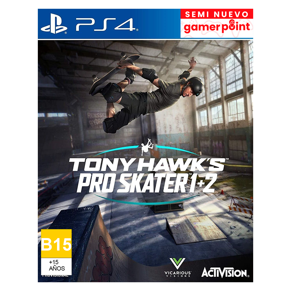 Tony Hawk's Pro Skater 1+2 Ps4 Usado
