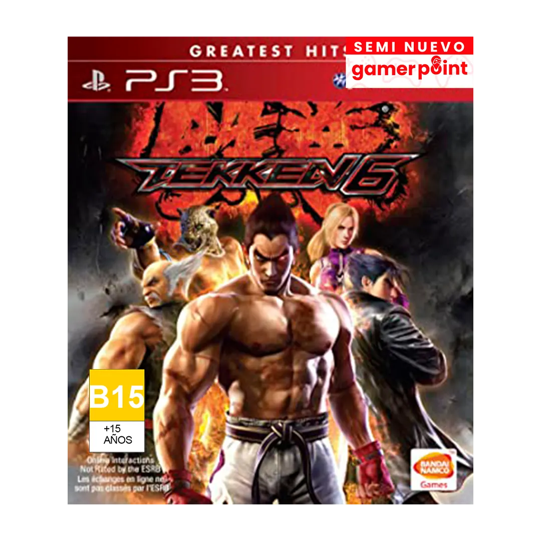 Tekken 6 Ps3  Usado