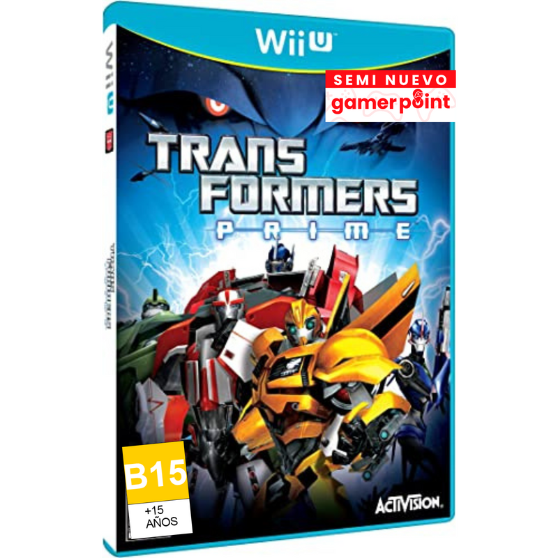 Transformers Prime Wii U Usado