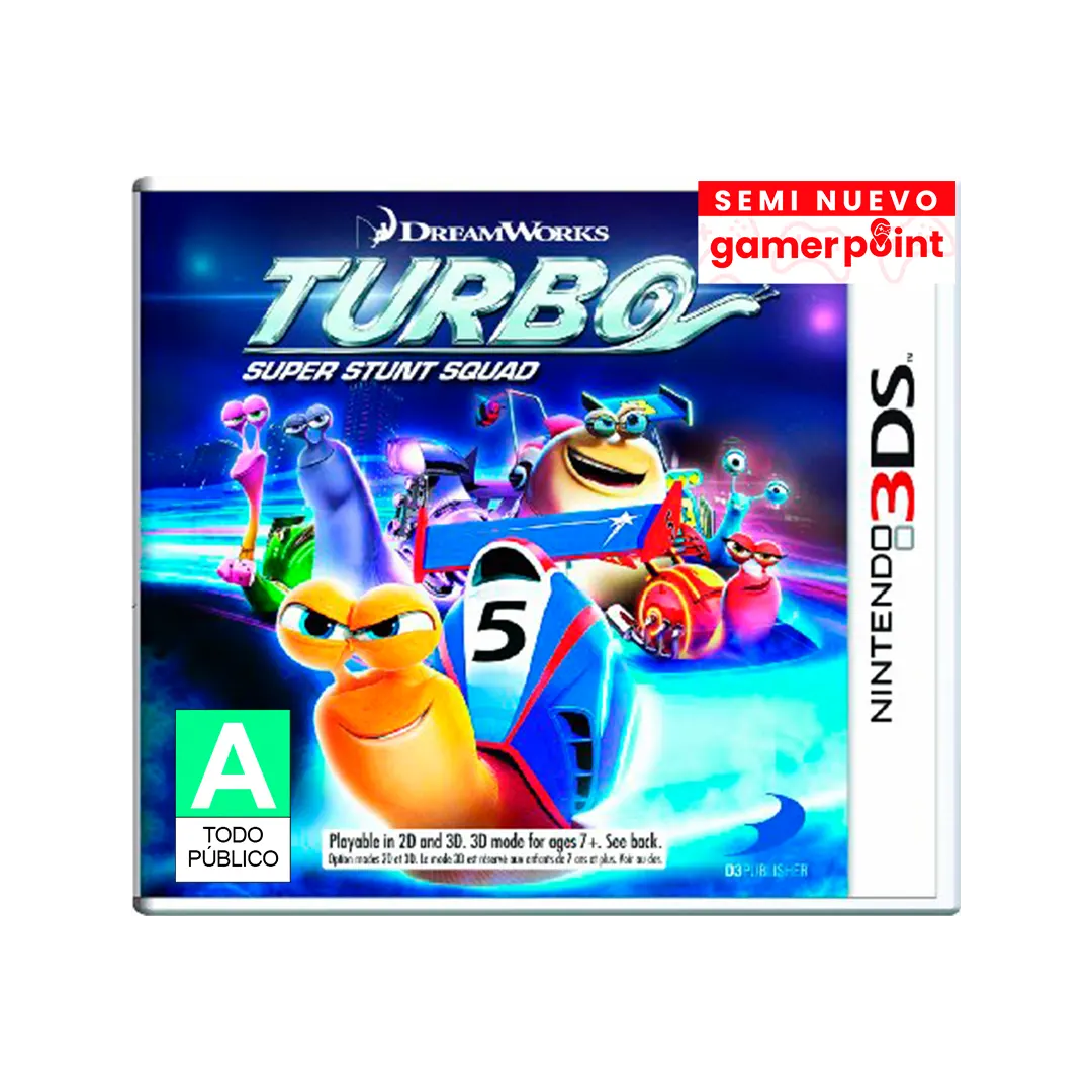 Turbo Super Stunt Squad 3Ds Usado