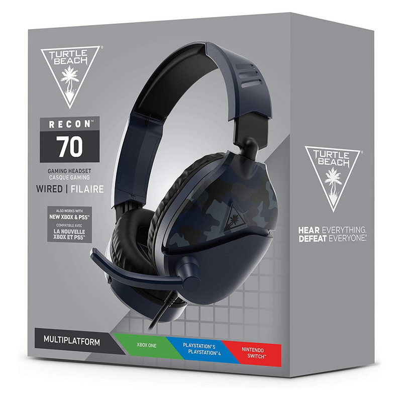 Turtle Beach Headset Recon 70 Blue Camo Ps5