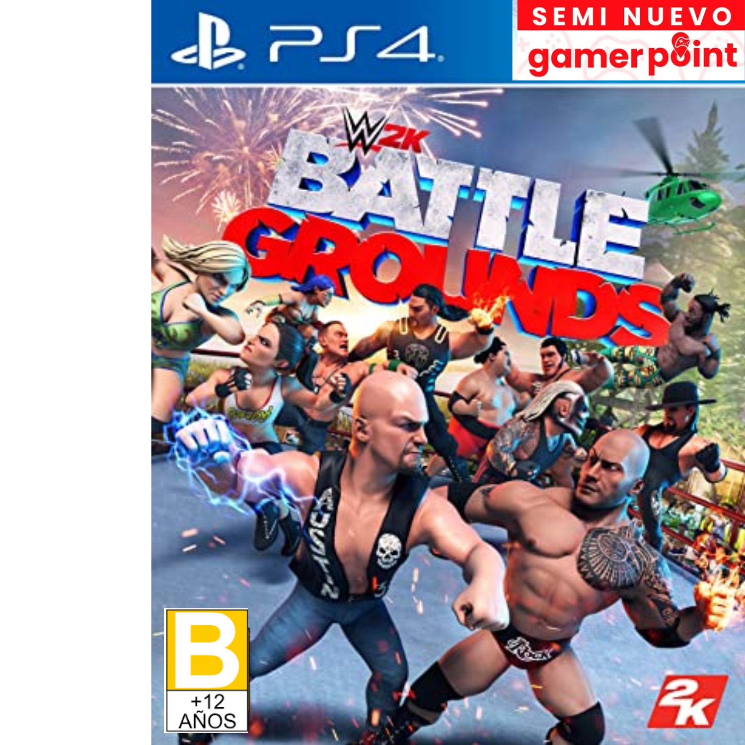 WWE 2K Battlegrounds Ps4 usado