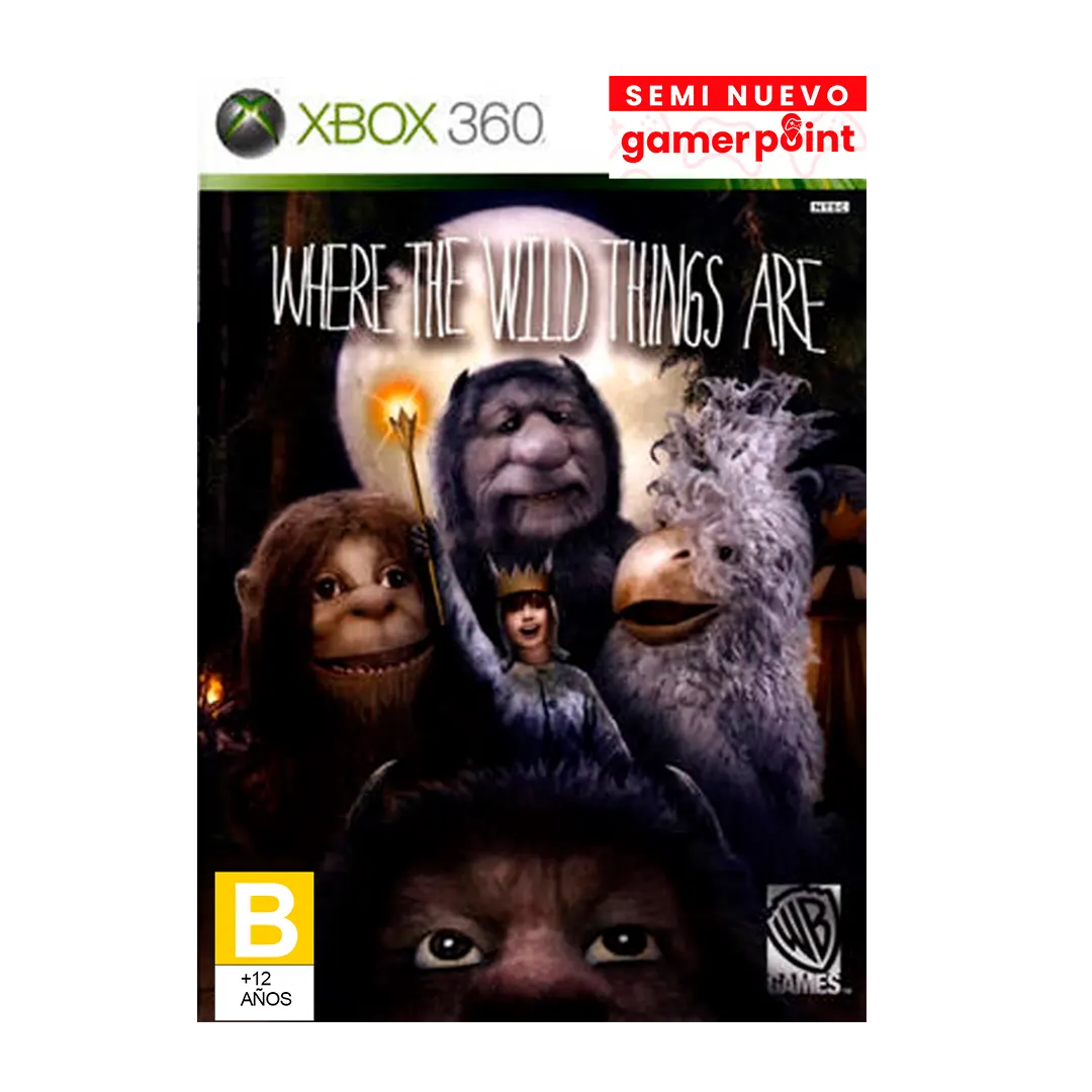 Where The Wild Thing Are Xbox 360 Usado