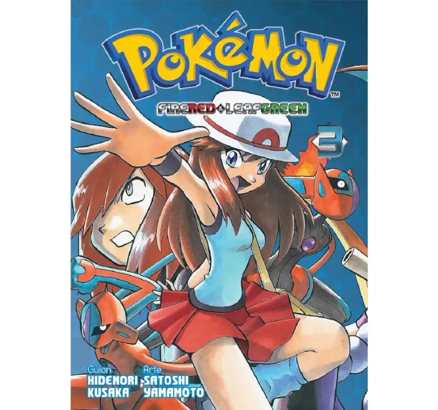 Manga Pokemon Fire Red Green Leaf N.3