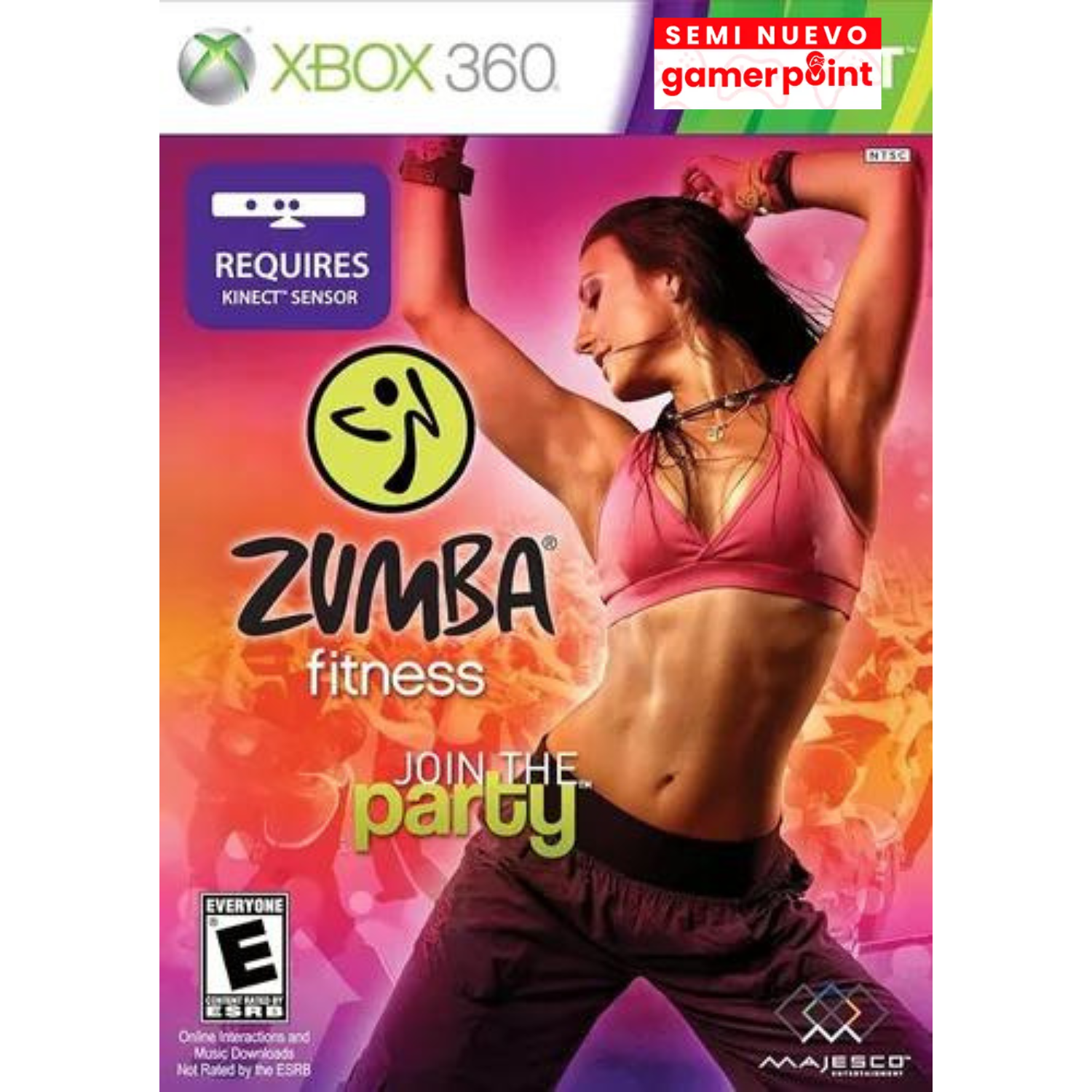Zumba Fitness Join The Party Kinect Xbox 360 Usado
