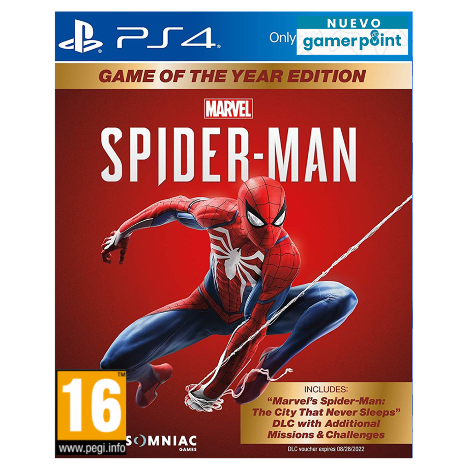 Spiderman Game Of The Year (Eur) Ps4