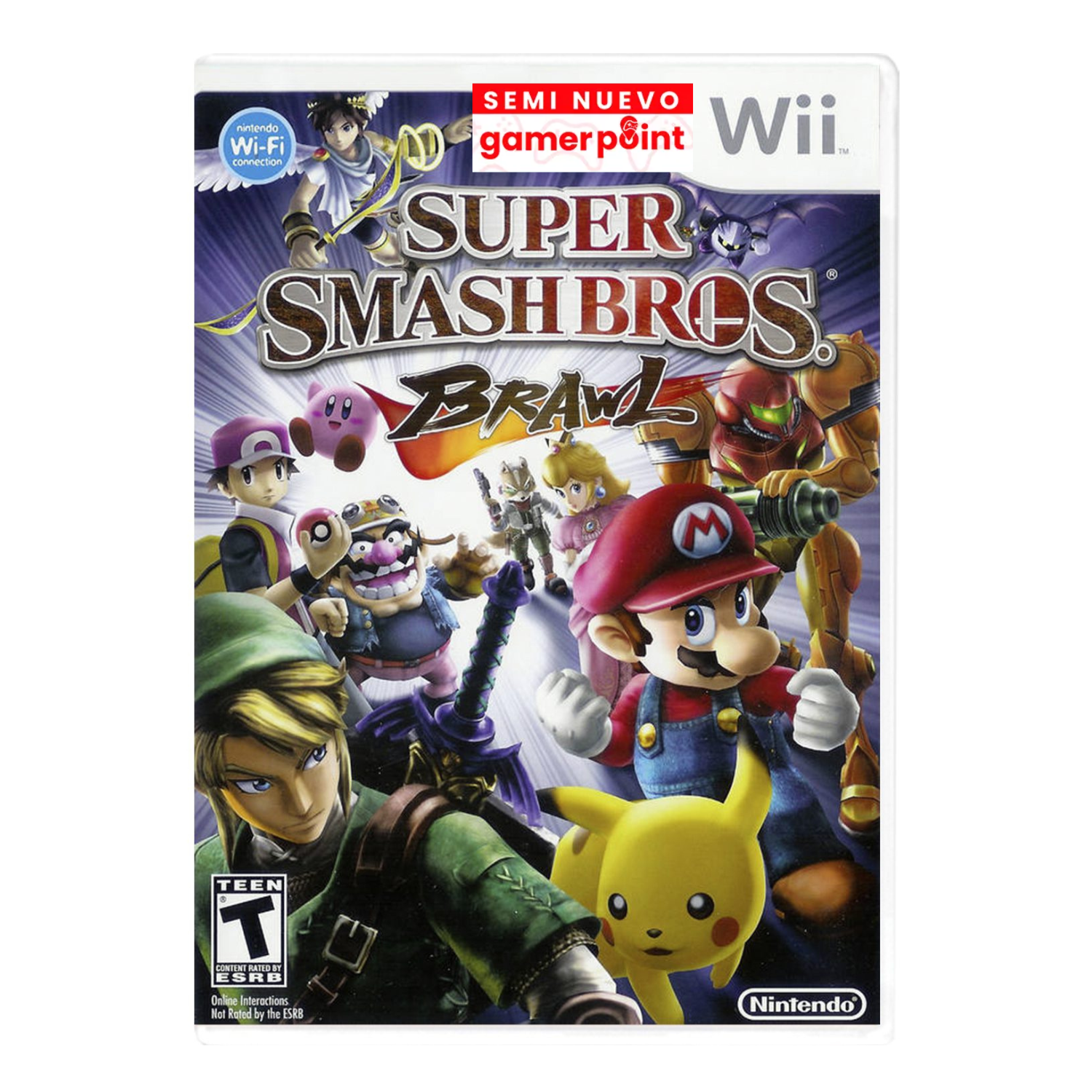 Super Smash Bros Brawl Wii Usado