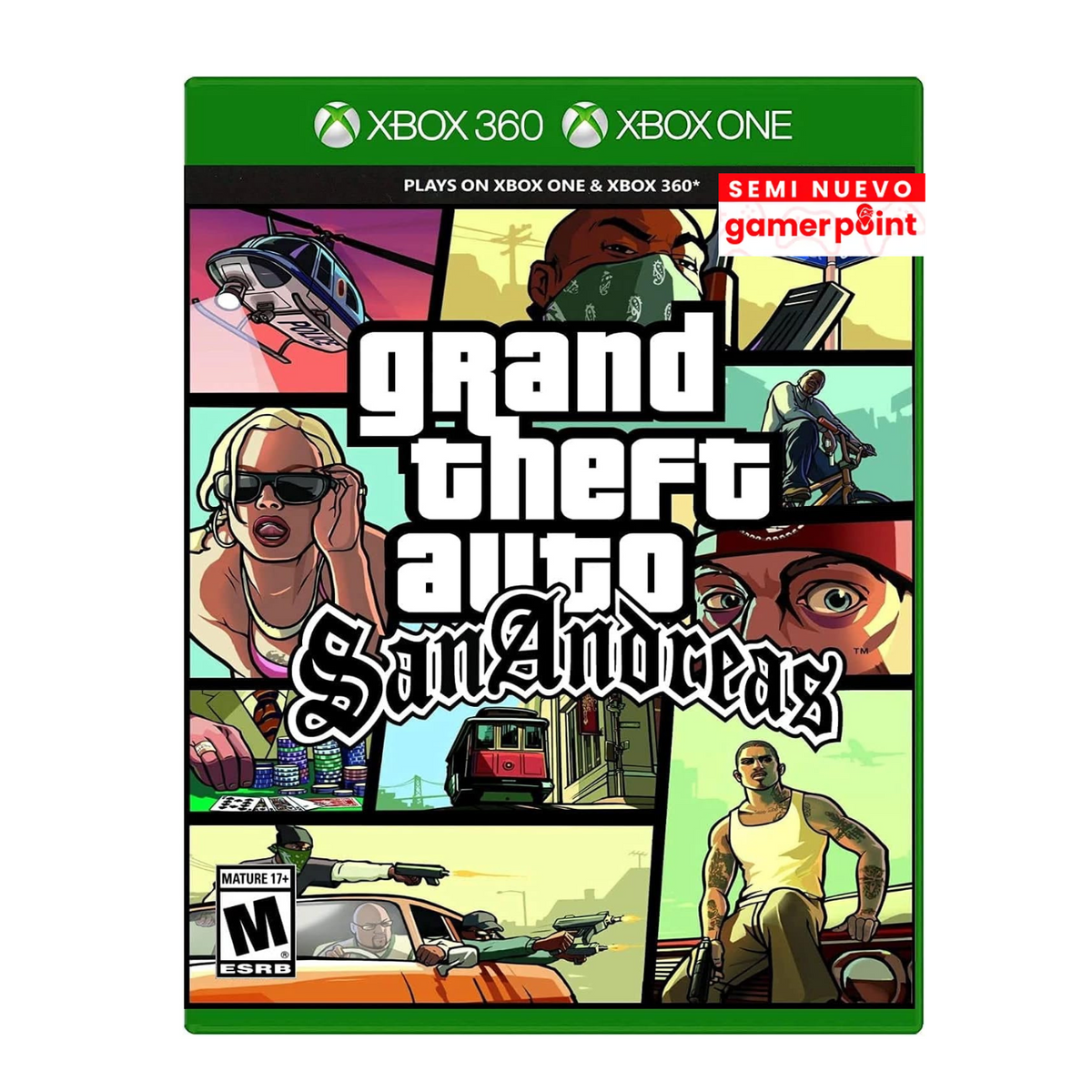 Grand Theft Auto San Andreas Xbox 360/Xbox one Usado